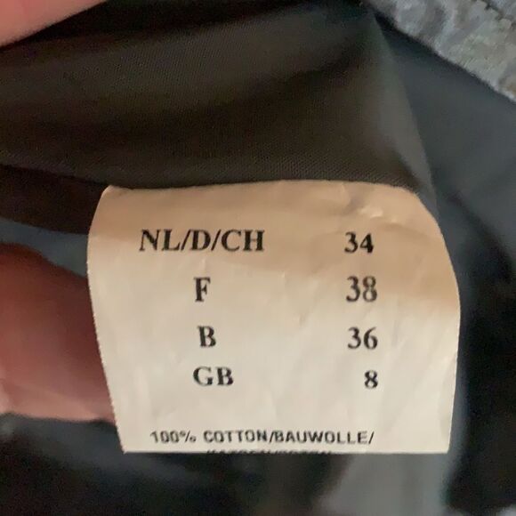 Damo Donna dark grey double breasted maxi trench coat - Picture 10 of 11